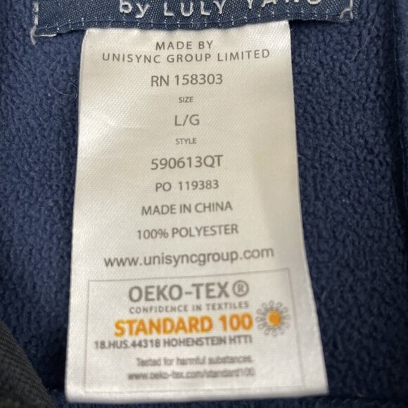 Alaska By Luly Yang Soft Shell Jacket Men’s L Oeko-Tex Horizon Full Zip Blue - Picture 6 of 12